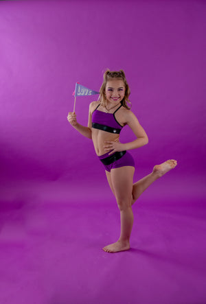 Purple/black Nora